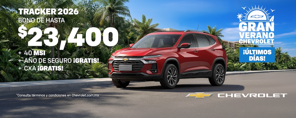 ¡Chevrolet Tracker es mía!